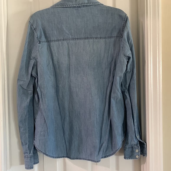 Forever 21 Button Up Denim Shirt - Picture 2 of 2